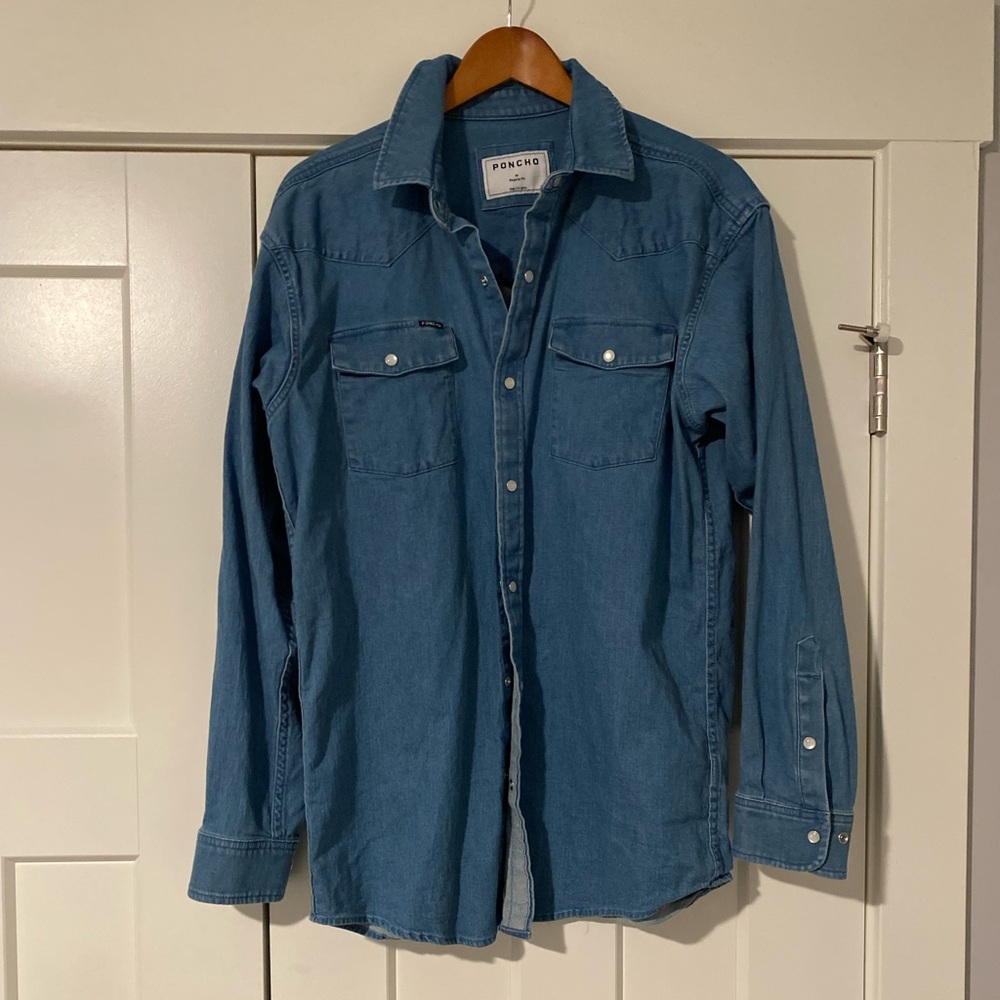 Poncho Denim western shirt